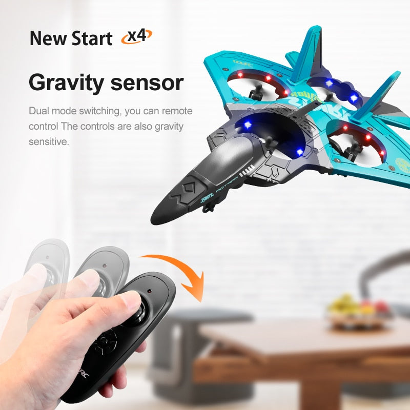 NEW V17 Gravity Sensing RC Plane 2.4G Fighter