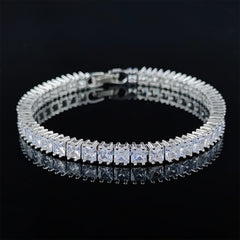 Luxury Princess Silver Color Bracelet