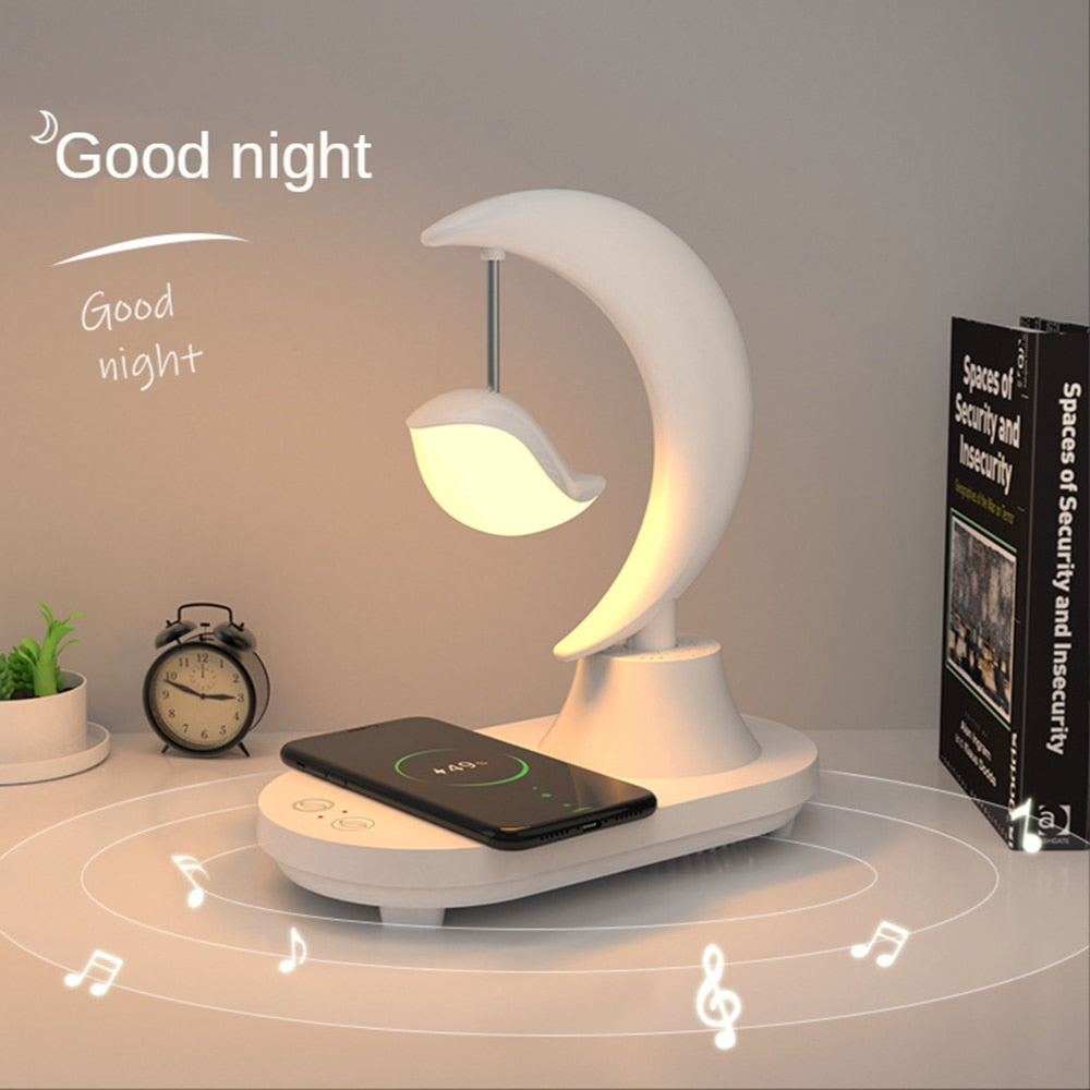 Bluetooth Speaker Bedside LED Table Lamp