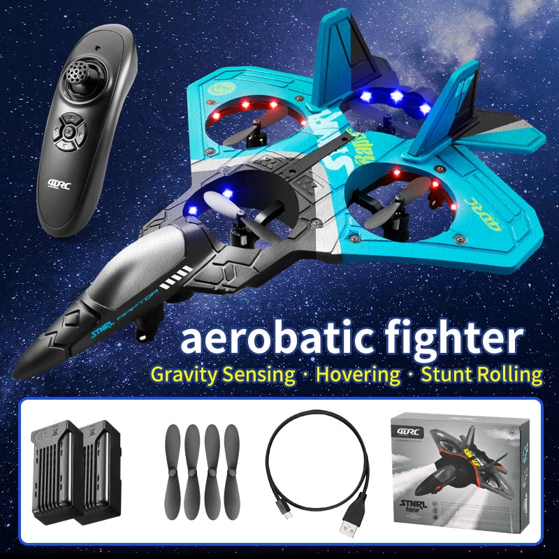 NEW V17 Gravity Sensing RC Plane 2.4G Fighter