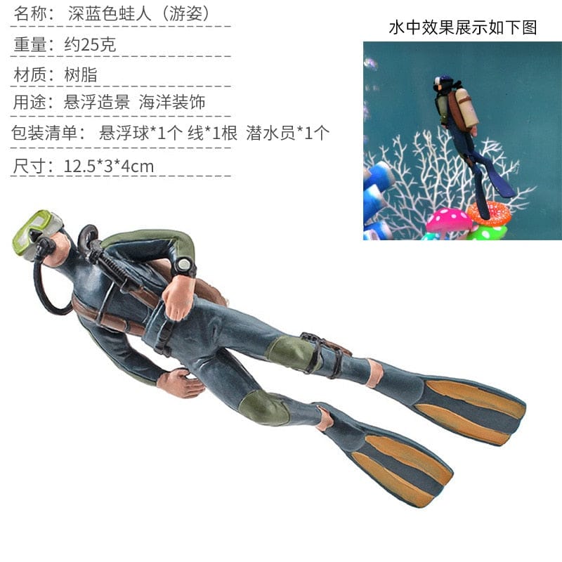 Diver Action Figure Ornamen