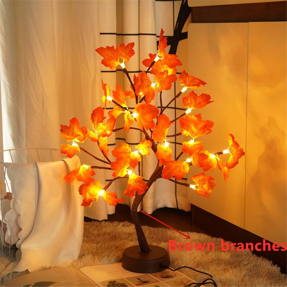 LED Copper Wire Night Light Tree