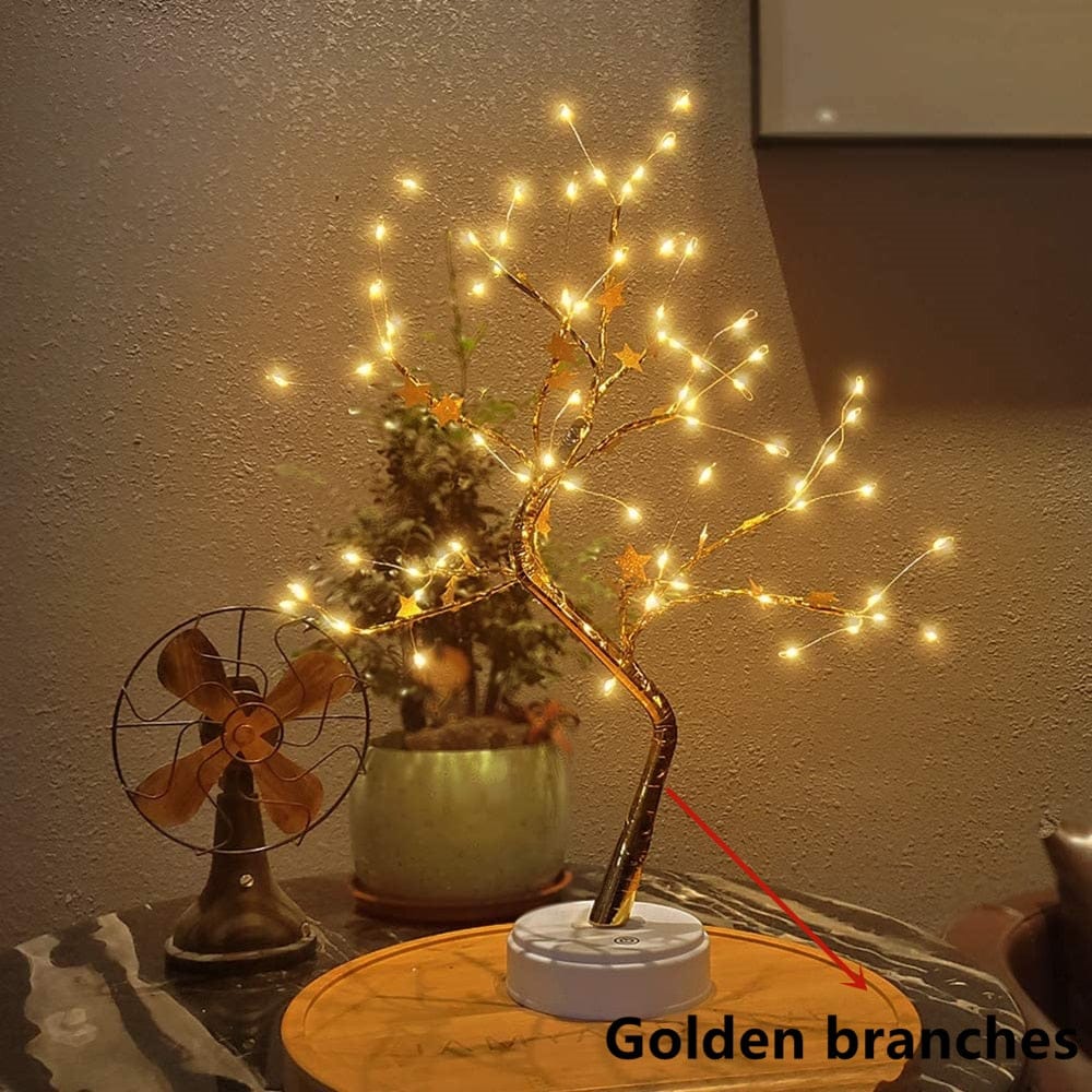 LED Copper Wire Night Light Tree