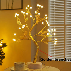 LED Copper Wire Night Light Tree