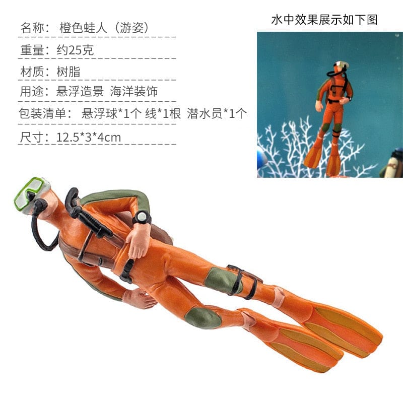 Diver Action Figure Ornamen