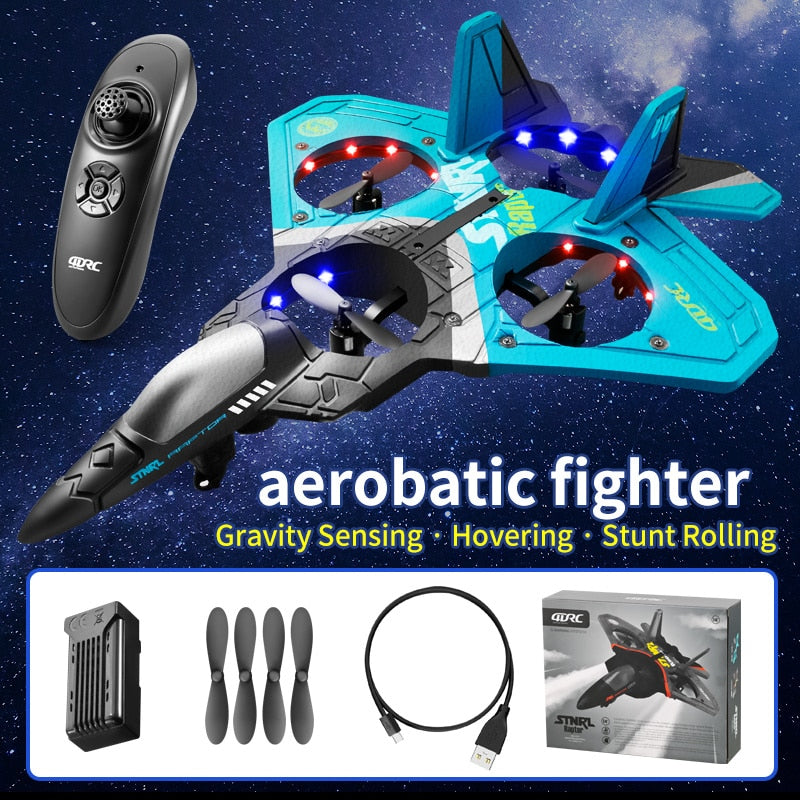 NEW V17 Gravity Sensing RC Plane 2.4G Fighter