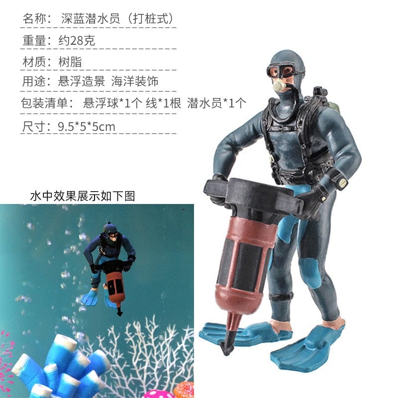 Diver Action Figure Ornamen