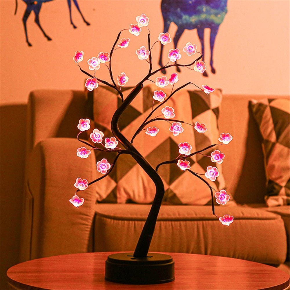 LED Copper Wire Night Light Tree