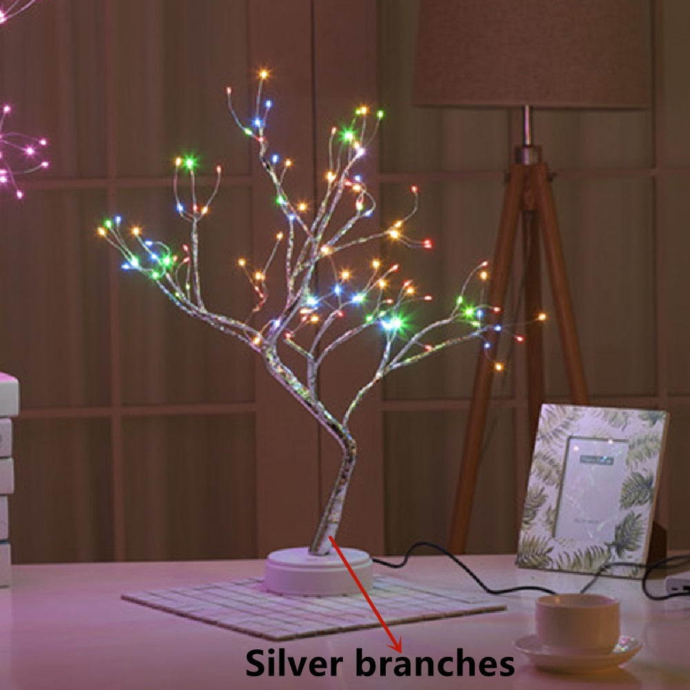 LED Copper Wire Night Light Tree