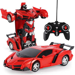 2 in 1 Electric RC Car Transformation Robots